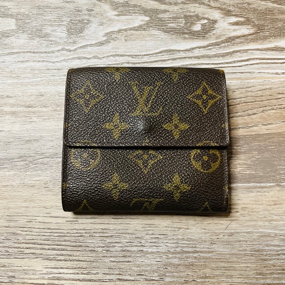 Vintage Louis Vuitton Elise Monogram Coated Canvas Leather Trifold Wallet LV - Picture 3 of 14